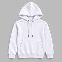 Pack of 3 Kids Kangaroo Pocket Hooded Sweatshirt  – Grey, Black & White