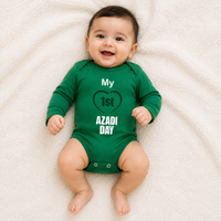 Pack of 2 Romper I Am Cute Because I Am Pakistani Baby Bodysuit Independence Day Cotton Romper