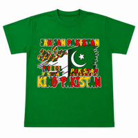 Kids Pakistan Independence Day 14 August Printed T-Shirts.