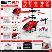 Exceed RC Helicopter – Remote Control Induction Flight Toy