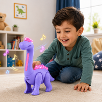Interactive Electric Dinosaur Toy for Kids – Light & Sound Walking Dinosaur