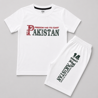 Kids 14 August Independence Day T-Shirt & Shorts Set
