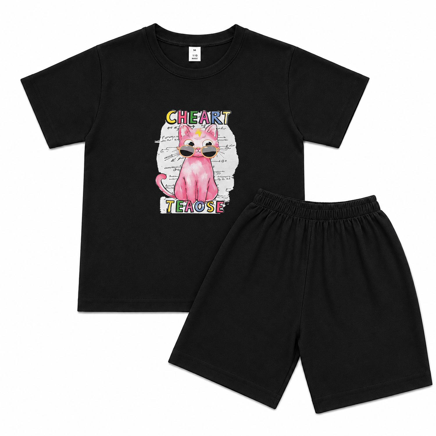 Pack of 3 Kids Summer Nicker Shirt Set – Soft Cotton T-Shirt & Shorts Outfit for Boys & Girls - hover image