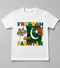 Kids Pakistan Independence Day 14 August Printed T-Shirts