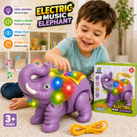 Electric Music Elephant Toy – Interactive Musical Elephant with Lights