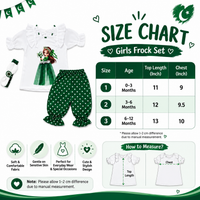 Girls Green Polka Dot Independence Day Outfit – White Ruffle Top & Pants Set with Matching Hairband