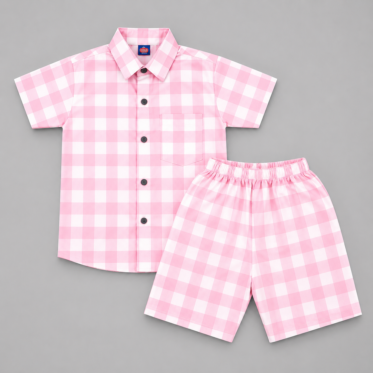 Little Minors Kids Summer Suit Soft Cotton T-Shirt & Shorts Set 5 to 9 Years - hover image