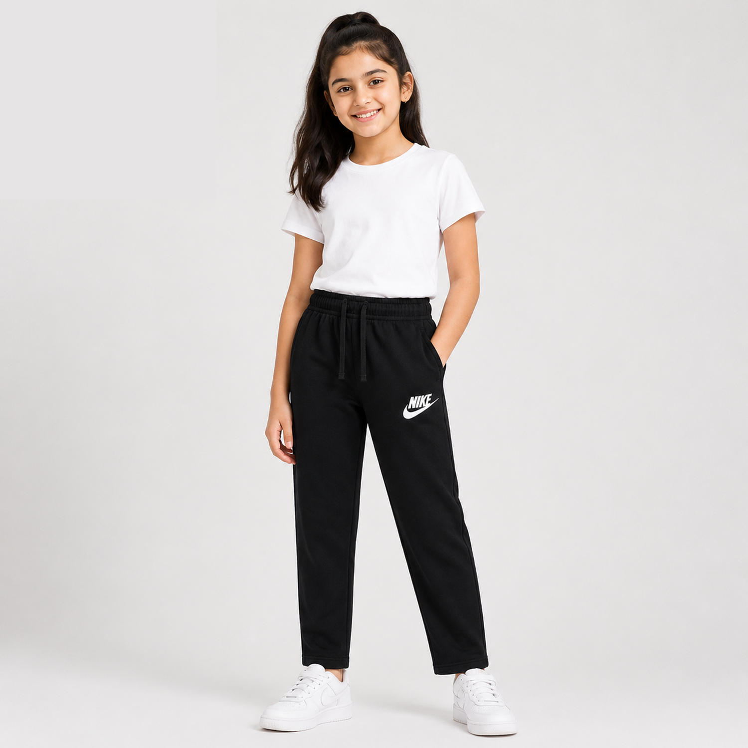 Pack of 3 Girls Jersy Cotton Trouser Set Soft & Comfortable Casual Trousers Ages 6-11 Years (Copy) - hover image