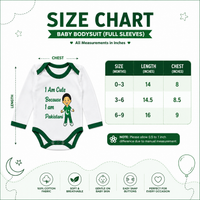 Pack of 2 Romper I Am Cute Because I Am Pakistani Baby Bodysuit Independence Day Cotton Romper