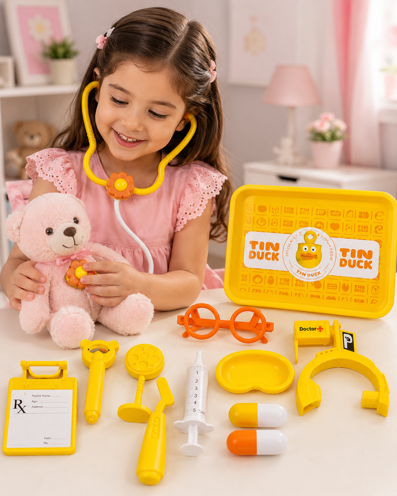 Little Doctor Toy Set for Kids Pretend Play Medical Kit 3+ Years