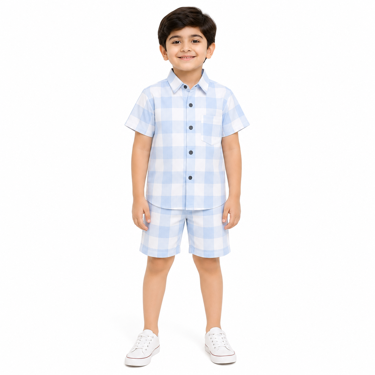 Little Minors Kids Summer Suit Soft Cotton T-Shirt & Shorts Set 5 to 9 Years