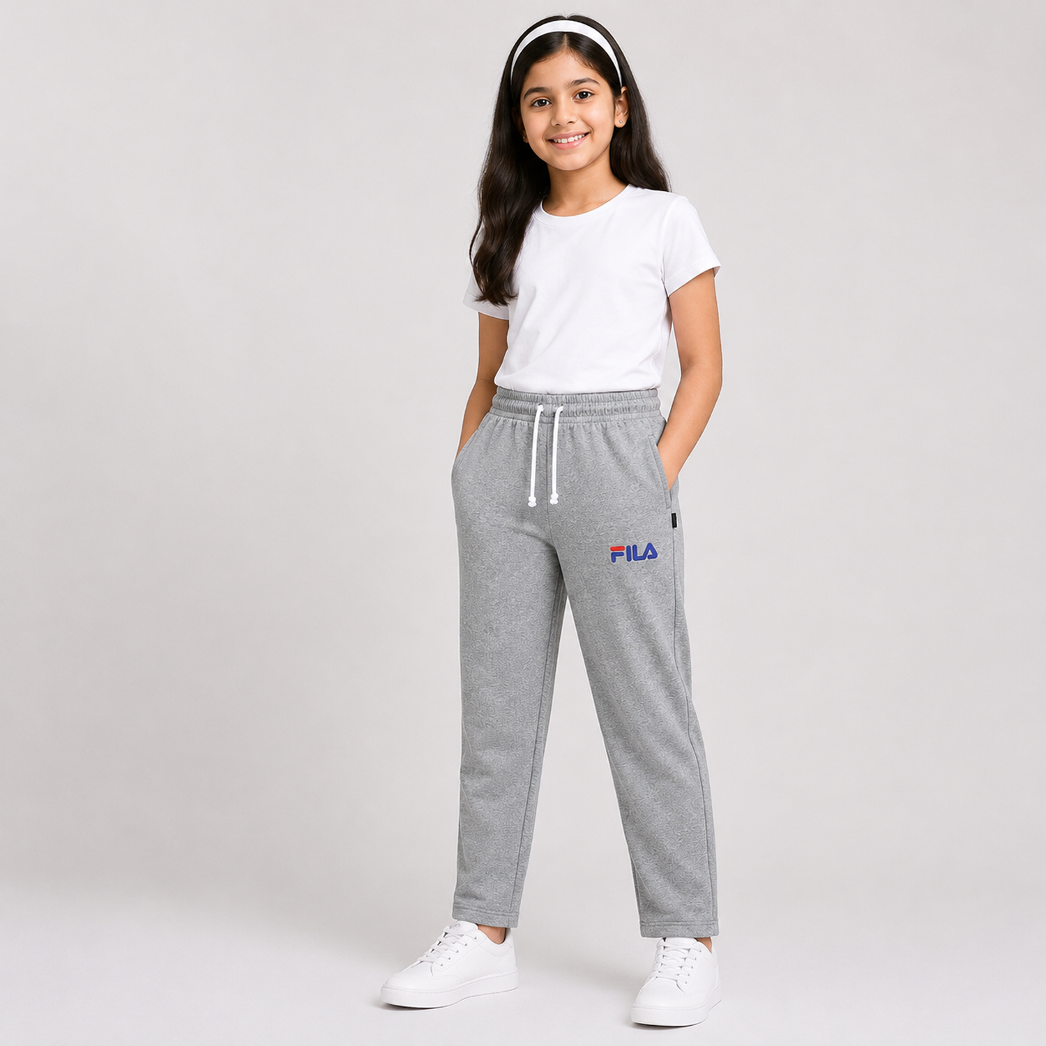 Girls Jersy Cotton Gray Trouser Soft & Comfortable Casual Trouser Ages 6-11 Years