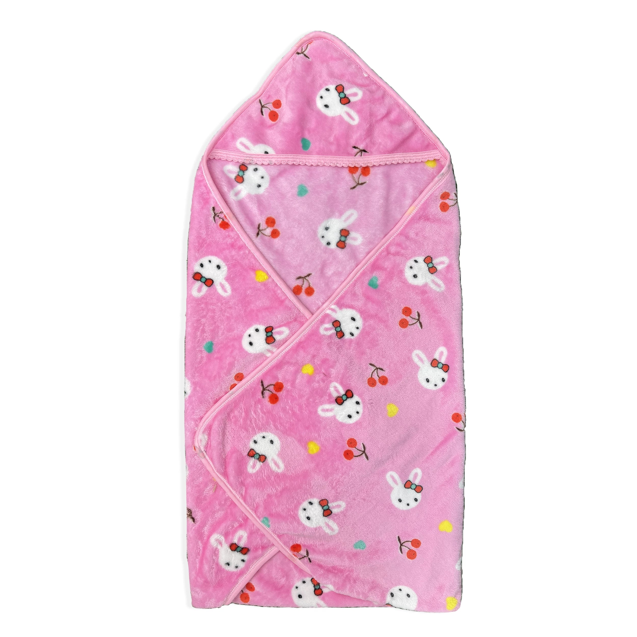 Baby Hooded Blanket – Soft & Cozy Cat Design for New Born