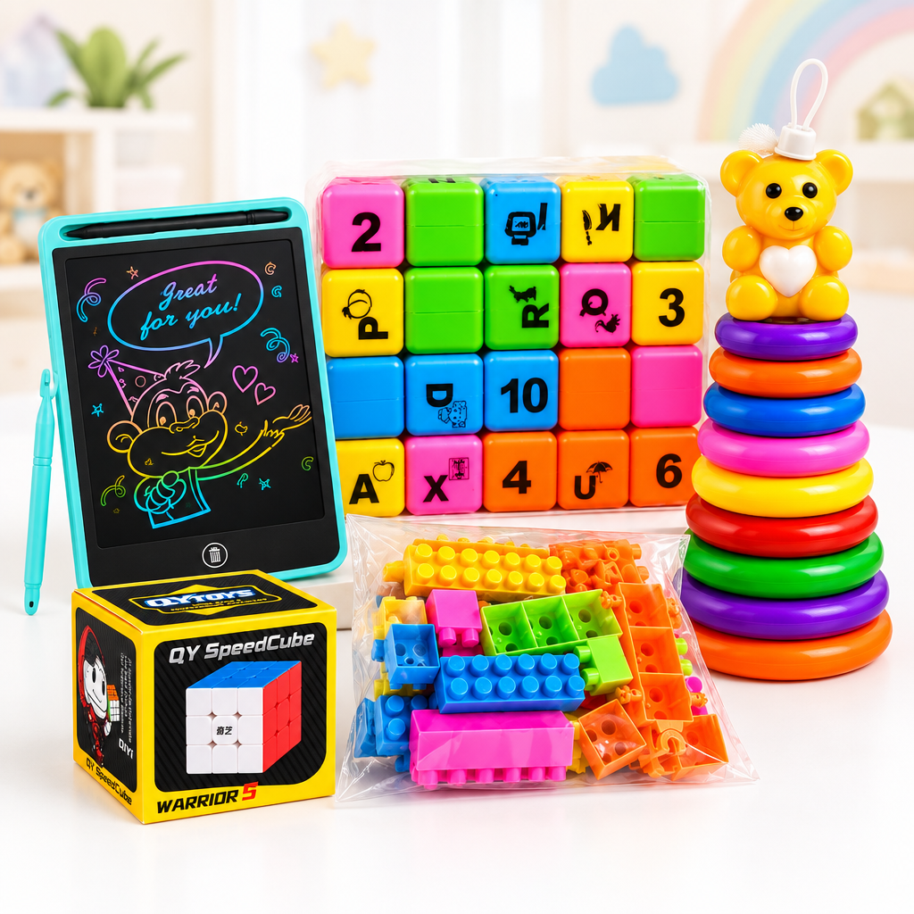 Little Genius Bundle featuring all 5 toys together