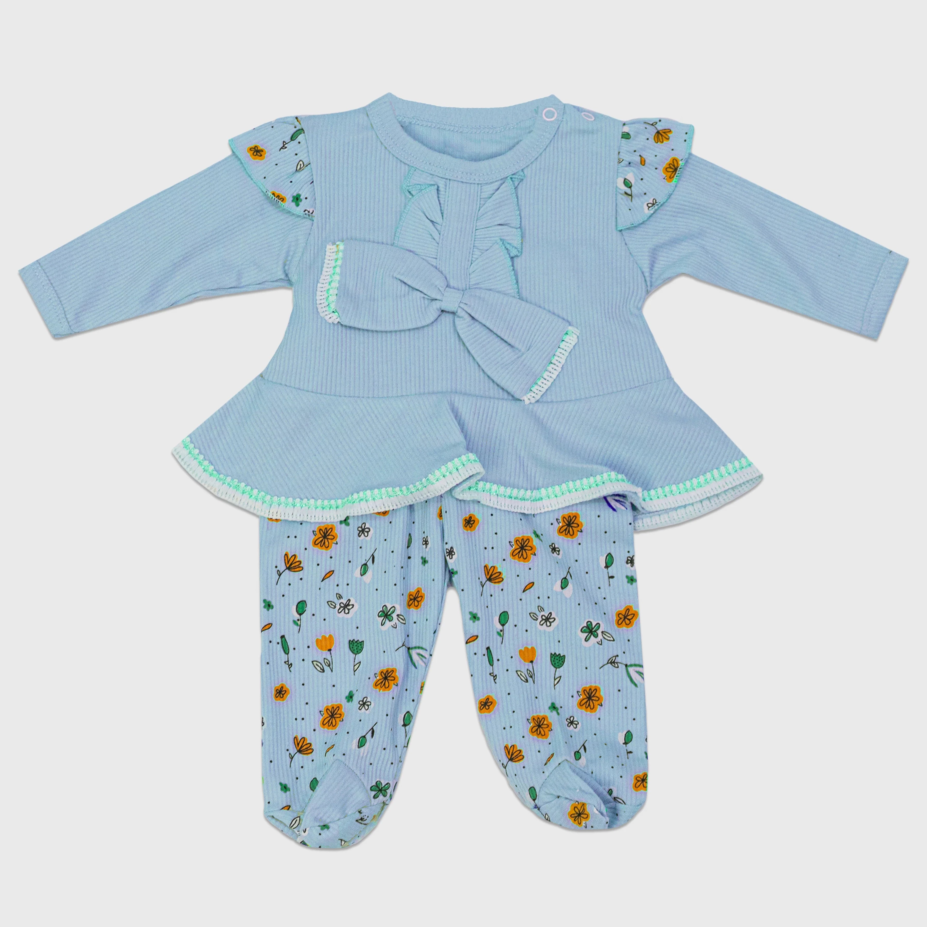 Girls' Floral Suit Gift Set - Pack of 5