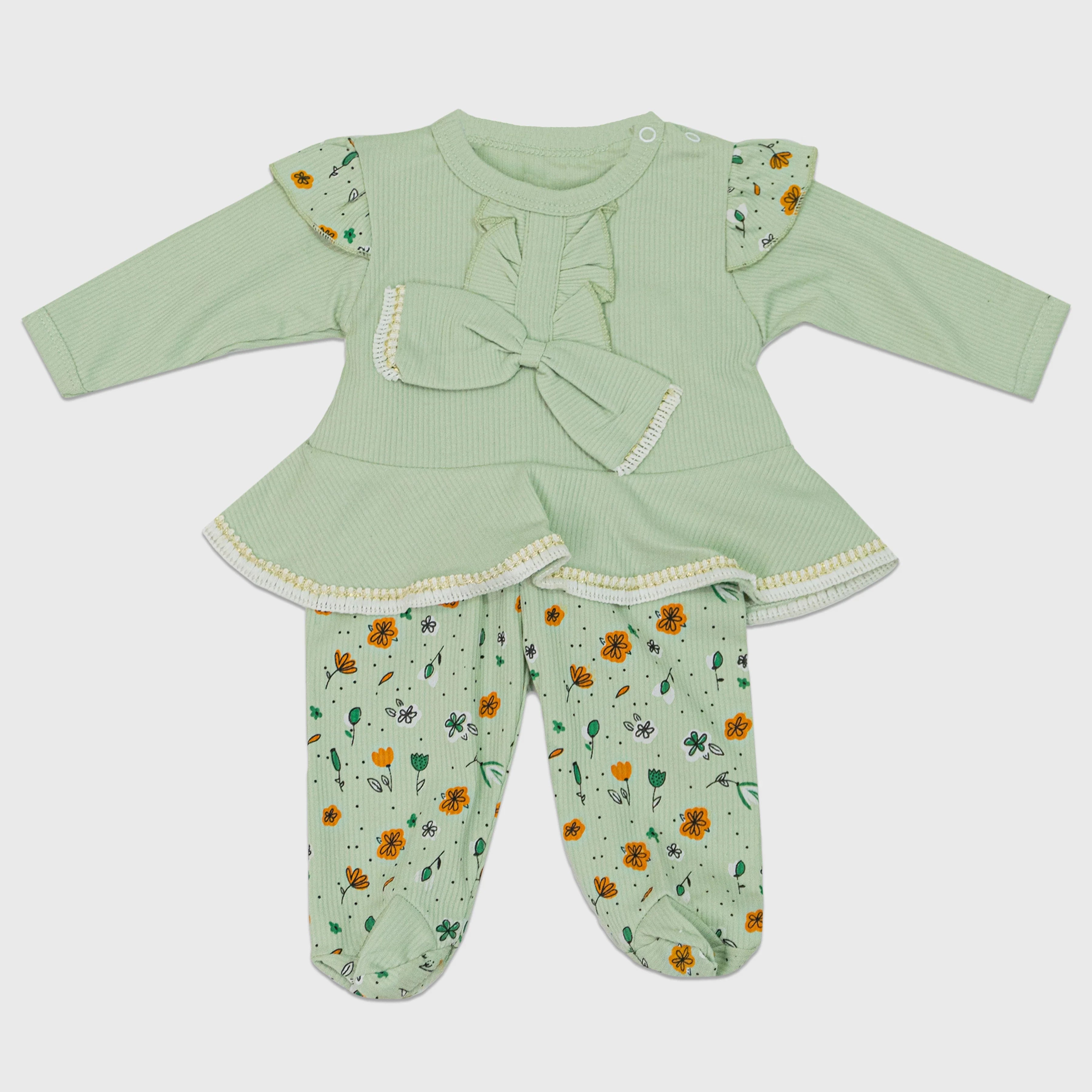 Girls' Floral Suit Gift Set - Pack of 5