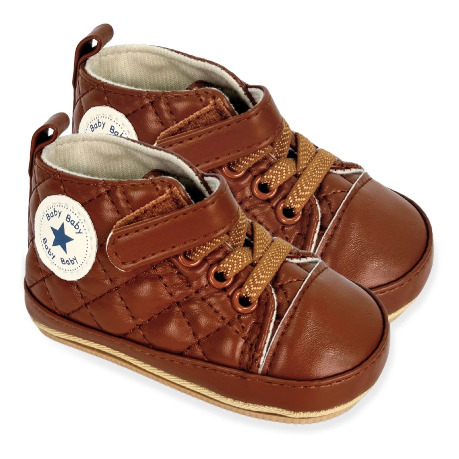 Kids Stylish Shoes - Brown - 3 Months to 1 Year