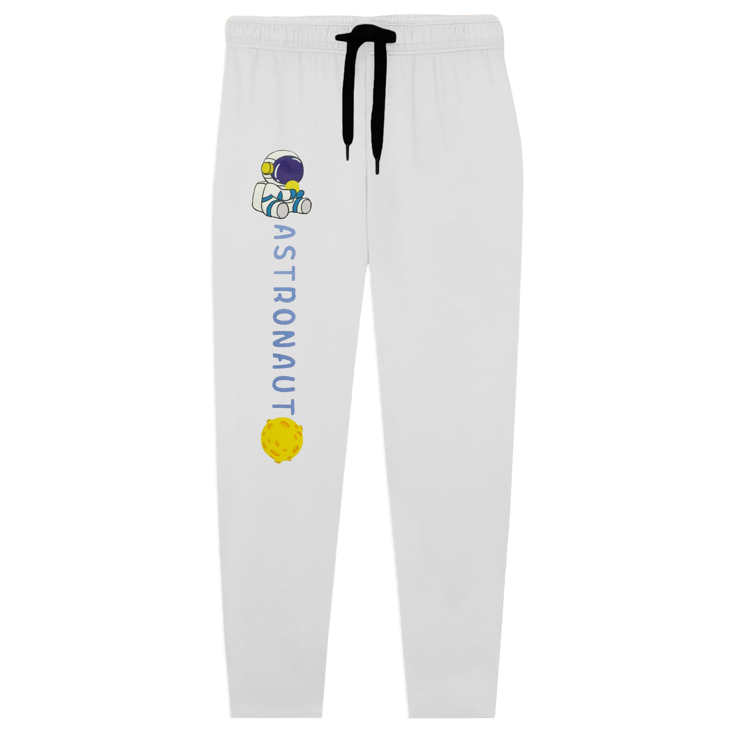 Kids Jersey Cotton Sticker Trousers –  White