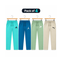 Kids Terry Trousers Pack of 4 Mid-Season Wear